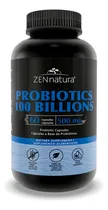 Comprar Zen Natura Probioticos 100 Billones 500 Mg Con 60 Caps Sabor Sin sabor