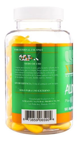 Aloe Vera + Vit E - 90 Softgels - (distribuidor Autorizado)