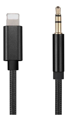 Imagen 1 de 9 de Cable Lightning Audio Miniplug 3.5mm Compatible iPhone iPad
