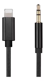 Cable Lightning Audio Miniplug 3.5mm Compatible iPhone iPad