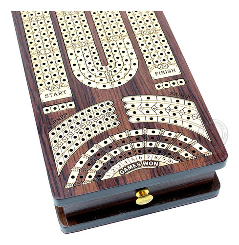 Tablero De Cribbage Continuo Casa De Cribbage - Incluido En