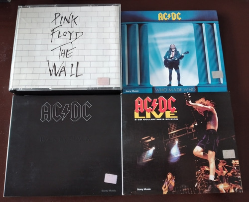 Ac Dc Who Made Who Back In Black Live + Pink Floyd The Wal