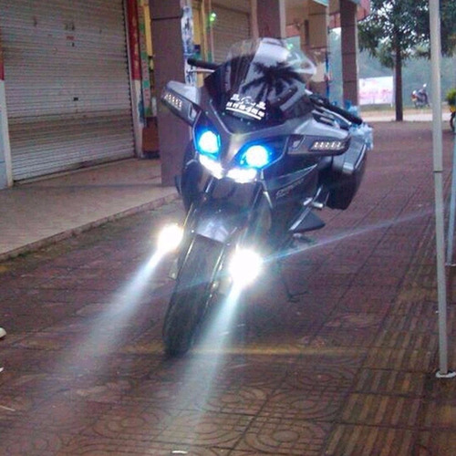 Imagem 8 de 8 de Par Farol Auxiliar Led 6500k Tenere Xre F800 Gs Tiger Cb500x
