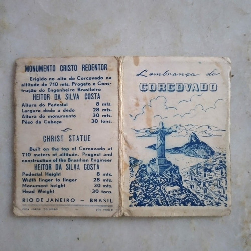 Pequeño Librillo Con 16 Mini Postales De Rio De Janeiro