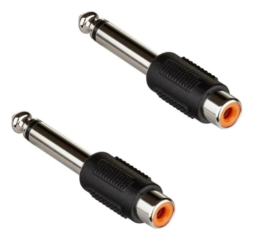 Adaptador Plug 6.3mm Mono A Rca Hembra