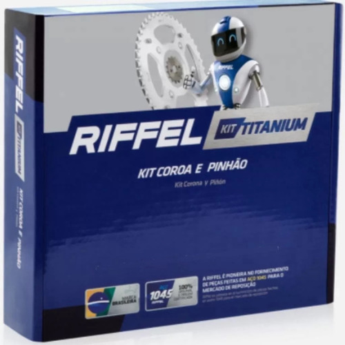 Kit Relação Tração Xre 300 2010 À 2023 Original Riffel