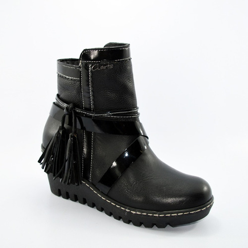 Bota Cuero Mujer Taco Chino Art Madison. Marca Claris Shoes