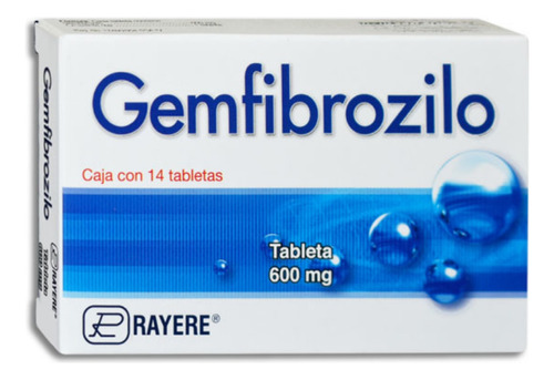 Gemfibrozilo 600 Mg Caja Con 14 Tabletas Rayere Laboratorios