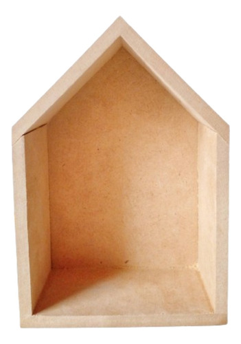 Casita Nordica Casa De Madera Fibrofacil Capilla 20 Cm 