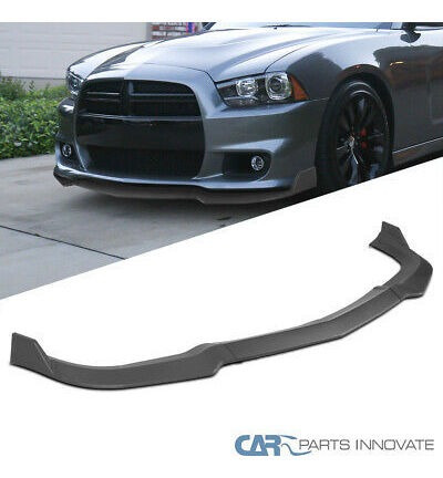 Fits 11-14 Dodge Charger Srt8 Matte Black Front Bumper L Ttx