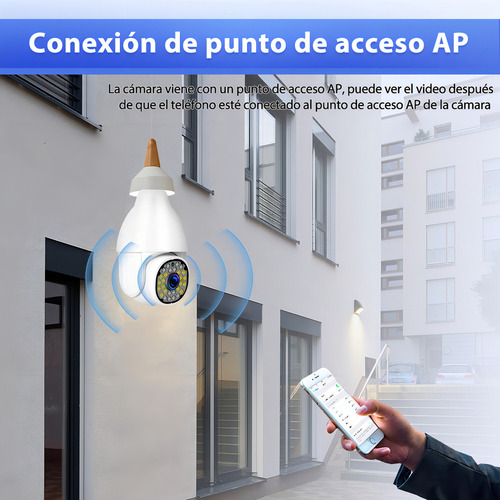 Nnn Cámara De Seguridad Genérica E27 Security Con