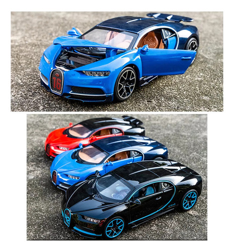 Coche De Juguete For Niños Bugatti Modelo De Coche 1:32