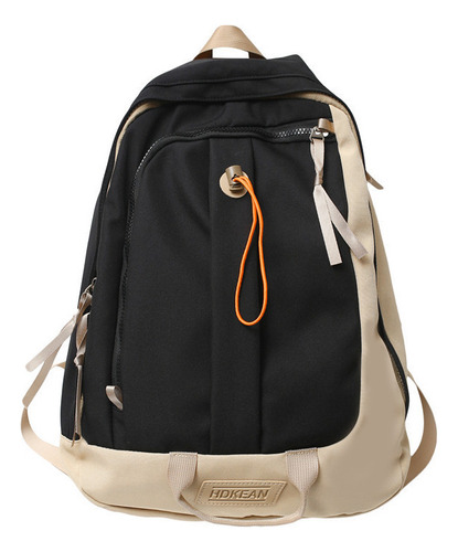 Mochila escolar Genérica Fashionable Hundred Student Bag Fashionable Hundred Student Bag color negro 20L