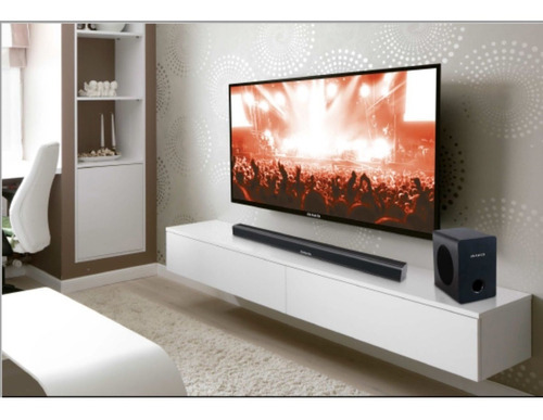Imagen 5 de 5 de Barra Sonido Aiwa Bluetooth Woofer Inalambrico 2.1ch 100w Color Negro