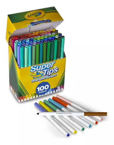 Kit Crayola Supertips 20 + Lápices De Colores 36 -oferta!