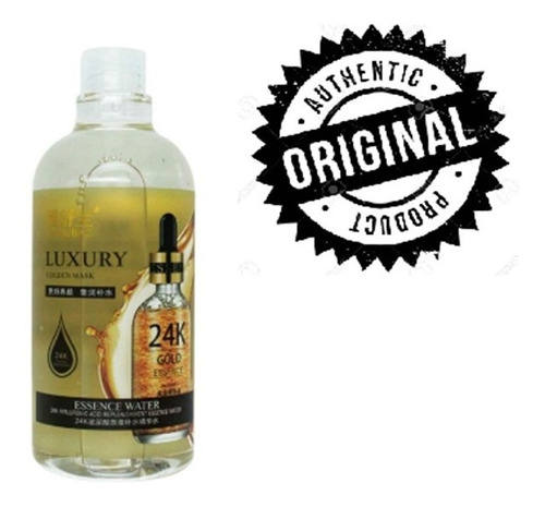 Imagen 2 de 4 de Toner Facial Spa Ácido Hialurónico 24k Goldzan Ampoule 500ml
