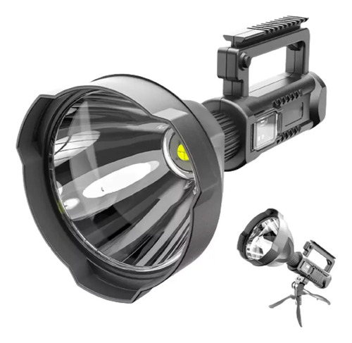 Foco Linterna Led Largo Alcance 550 Metros + Usb + Trípode