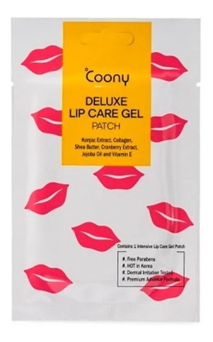 Imagen 1 de 5 de Coony Deluxe Lip Care Parche Para Labios Pack