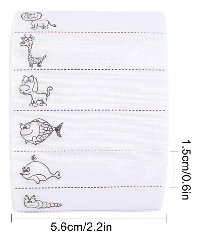 Sh Etiquetas De Roupas Termocolantes Com Nomes De Animais