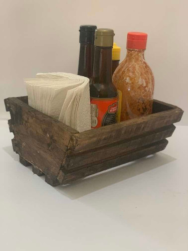 Canasta - Maceta De Madera