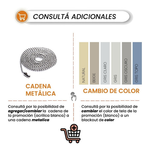 Imagen 9 de 10 de Cortina Roller Blackout 164x120cm Standard Roller Rollerpro