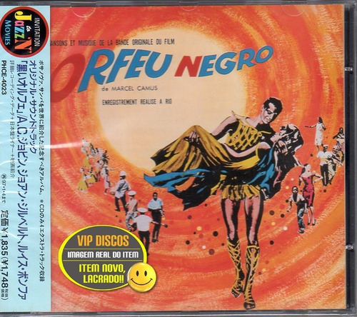Cd Orfeu Negro Luiz Bonfá Importado - Original Lacrado Raro!