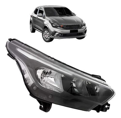 Farol Dianteiro Cronos Argo 2017 18 19 20 21 2024 Sem Led