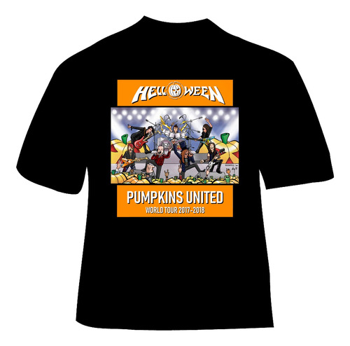 Polera Helloween - Ver 15 - Pumpkins United World Tour