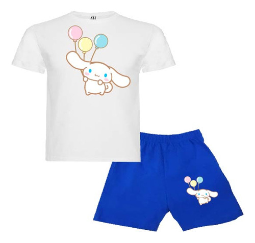 Pijama Corto Niñas Algodon Cinnamoroll Corazón