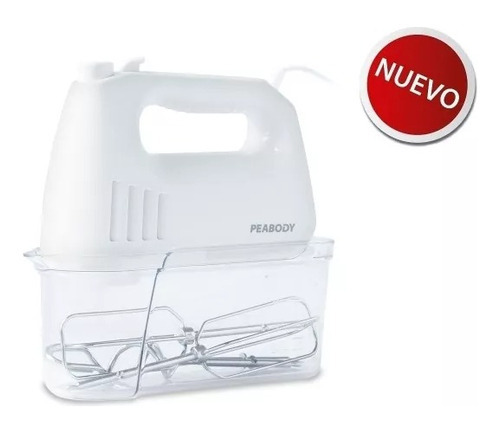 Batidora De Mano Peabody Pe-hma550 300w 4 Velocidades Blanco