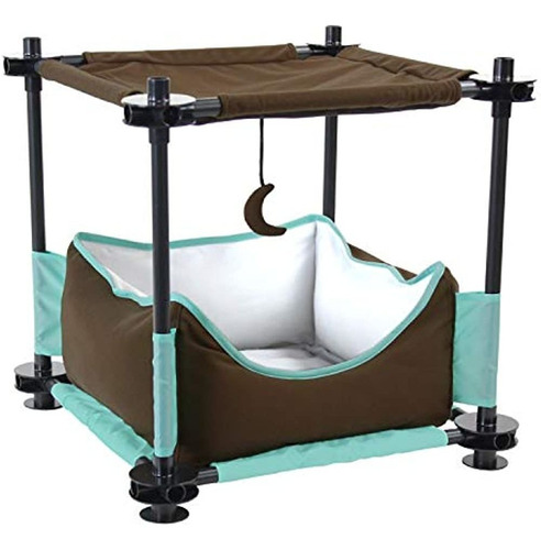 Mueble De Cama Para Gatos Kitty City Steel Claw Sleeper, Neg