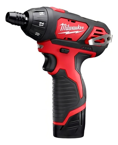 Parafusadeira 1/4'' 1 Bateria 12v 2ah 220v Milwaukee 2401-259B