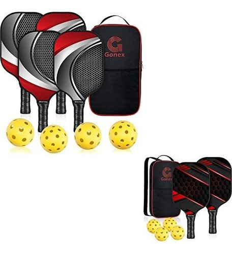 Gonex Pickleball Paddles, Pickleball Juego De 2, Raqueta De 