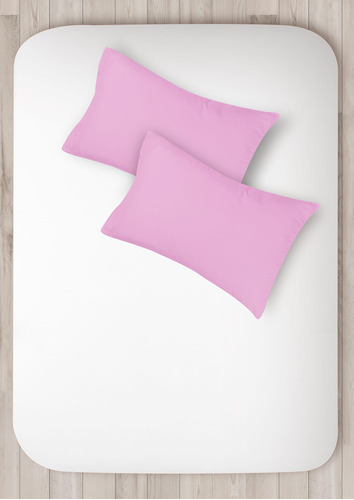 Fundas Almohada King Size Andrea Home 2 Piezas Color Rosa