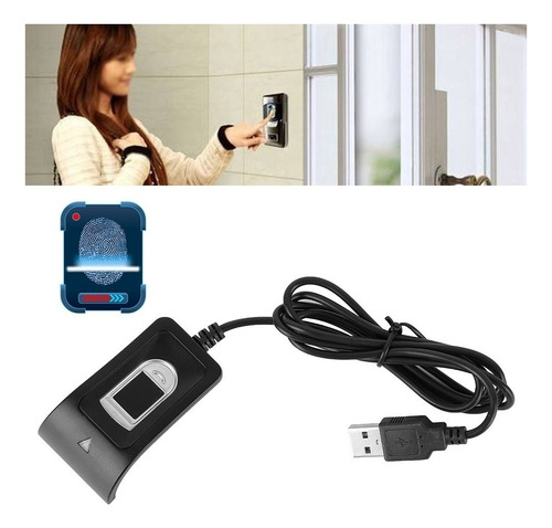 Imagen 6 de 10 de Lector De Huellas Dactilares Escáner Biométrico Usb Compacto