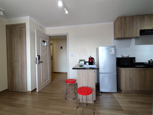 Arriendo Departamento Amoblado 2 Dorm. Metro Ula/alameda