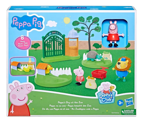 Set De Juego Hasbro: Un Día Con Peppa Pig En El Zoológico