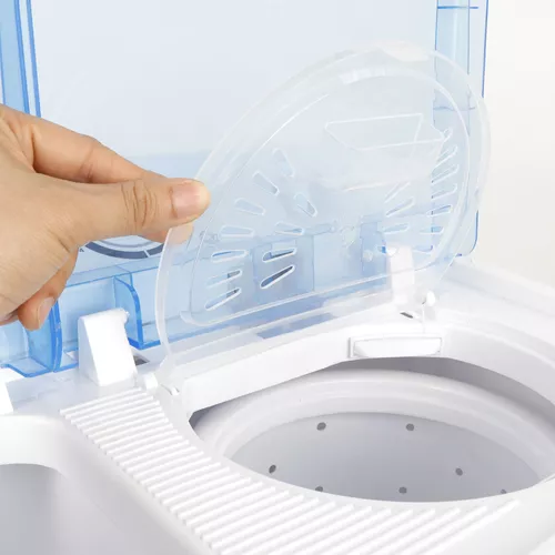 ZENY Mini lavadora portátil de 5.7 libras de capacidad de lavado  semiautomática compacta lavadora giratoria pequeña lavadora de tela  electrodomésticos