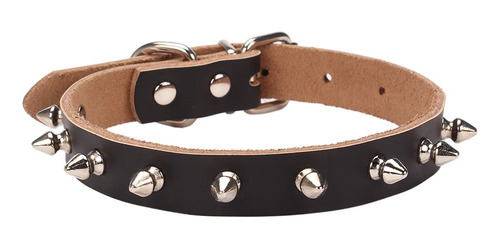 Basic Classic Adjustable Genuine Cow Leather Pet Collar...