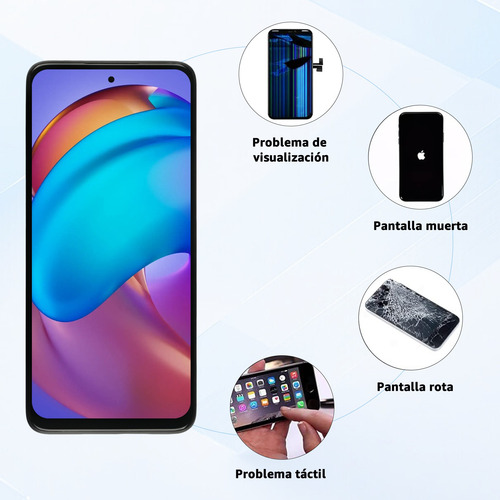 Pantalla Táctil Lcd Para Motorola Moto G53 Con Marco Con Kit