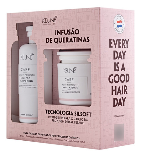 Kit Keune Care Keratin Smooth Sh. 300ml E Mascara 200ml