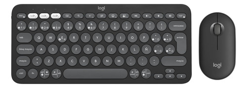Combo Logitech Teclado K380s + Mouse Pebble M350s Bluetooth