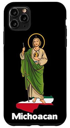 Funda Para iPhone 11 Pro Max San Judas Tadeo Con Michoacán