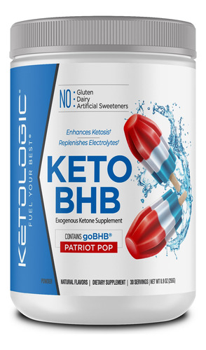 Ketologic Bhb - Complemento Keto - Suprime El Appetito/aume.