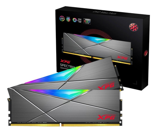 Memoria Xpg Spectrix D50 Ddr4 16gb (2x8) 3600mhz Rgb Dual Ct