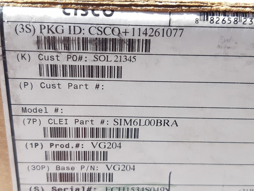 Cisco Vg204 Nuevo 2fxs