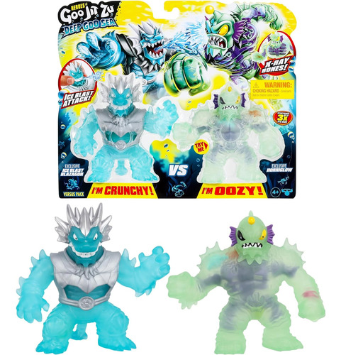 Héroes Del Mar De Goo Jit Zu Deep Goo Sea Versus Pack. Exclu