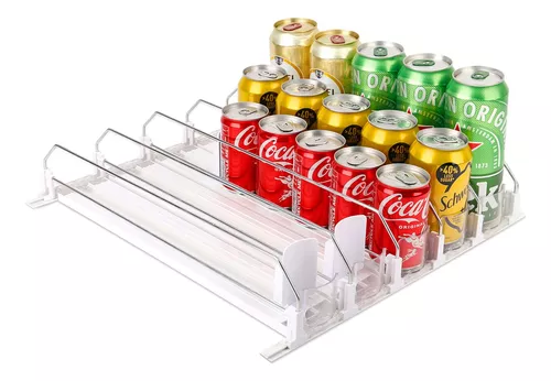 Dispensador de bebidas para refrigerador, soporte de almacenamiento de  cerveza y agua de ancho ajustable para despensa de cocina, capacidad para  hasta