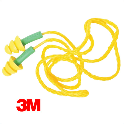 Kit 5 Protetor Auricular 3m Millenium 17db Plug C/ Cordão