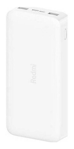 Xiaomi Redmi Power Bank 20000 Mah, 18w Carga Rapida